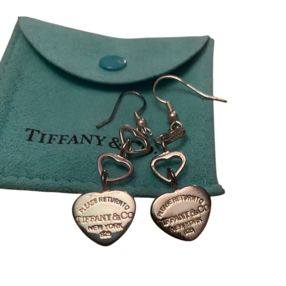 VINTAGE TIFFANY AND CO DANGLING HEARTS